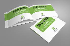 Der kniffelblock ist ein praktikabler knobelblock, welcher für satte 600 kniffel partien ausreicht. Photoshop Mockups Fur Broschuren Und Flyer Zum Download Din Formate