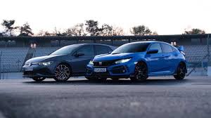 Available on 2021 civic type r type r. Vw Golf Gti Clubsport Duels Honda Civic Type R At Hockenheim