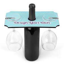 The bottle holder can hold any round 75 cl wine bottle and the glass holders will work with pretty much any standard stemmed wine glass. Design Your Own Wine Bottle Glass Holder Youcustomizeit