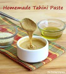 Easy Homemade Tahini Recipe Homemade Tahini Food Processor Recipes Tahini Paste