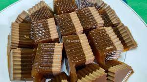 Agar agar yang sedap dan mudah cara penyediaannya. Agar Agar Santan Gula Merah 4 Bahan Tanpa Telur Delicious Brown Sugar Jelly Recipe Youtube