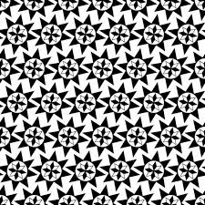 Black And White Geometric Design Png Vector Seamless Pattern Black And White Repeating Geometric Star Pattern Background Seamless Pattern Png And Vector With Transparent Background For Free Down Geometric Star Seamless Patterns Star Patterns