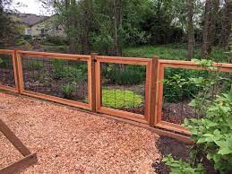 Here's an illustrated guide depicting the 10 popular fence styles (please pin on pinterest): My Husband S Pinterest Worthy Fence In Our Backyard Cattle Fencing Garden Fencing Idea Garden Gate Design Garden Fencing Landscape Projects