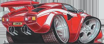 Lamborghini Countach Koolart T Shirt For Men Etsy In 2021 Lamborghini Countach Automotive Artwork Art Cars