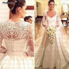 193 best great pins images on pinterest from aliexpress robe d été , image source: Robe De Mariee 2019 Sur Mesure A Manches Longues En Dentelle Une Ligne Robe De Mariee En Satin Vestidos De Novia Robes De Mariee Pas Cher Aliexpress