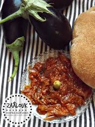 Algerian North African Eggplant Aubergine Tomato Salad African Food African Cooking North African Food