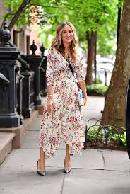 This Sarah Jessica Parker Approved Dress Is Included In Maje S Huge Winter Sale Celebrity Dresses Maje Dress Sarah Jessica Parker Style