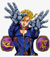 When he turned four, his mother married an italian man and they moved to italy, resulting in haruno changing his name to giorno giovanna. Giorno Giovanna Giorno Giovanna Pose Png Image Transparent Png Free Download On Seekpng