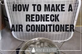 To make your own air conditioner using water bottles and a fan, start by filling 3 plastic water bottles with water and a few tablespoons of salt. Redneck Air Conditioner And 15 More Ways To Keep Cool In The Summer Mom With A Prep