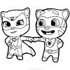 Talking tom coloring pages are a fun way for kids of all ages to … 1
