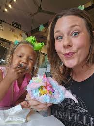 Cotton candy ice cream burrito flavors and toppings