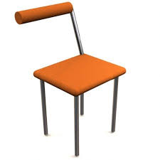 Orange Stand Up Chair By Chriss Handle Chair Interior Furniture Chair Design