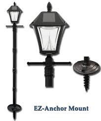 Baytown Ii Solar Lamp Post With Ez Anchor Base