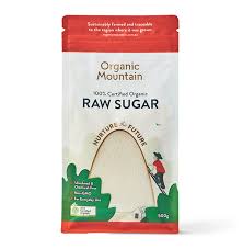 They generally contain less than 2% molasses and 97 to 99% sucrose. Organic Raw Sugar Organic Mountain