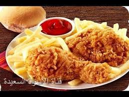 طريقة عمل دجاج كنتاكي المقرمش قناة الأسرة السعيدة Food Arabic Food Chicken
