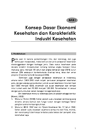 Ekonomi dan kesehatan memiliki suatu keterkaitan yang sangat erat, pembangunan ekonomi definisi pelayanan kesehatan menurut prof. Pdf B Ekonomi Kesehatan Ade Fatma Lubis Final Bab Mita Res Academia Edu