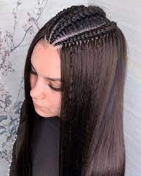 Simple Easy Braids Hairstyles For Straight Long Hair Braided Hairstyles Easy Braided Hairstyles Straight Weave Hairstyles