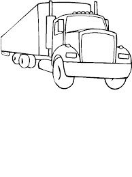 Print this big truck coloring page out or color in online with our new coloring … An 18 Wheeler Semi Truck Illustration Coloring Page By Years Old