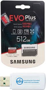 Plus it has over three types of connection: Amazon Com Samsung Evo Plus 512gb Micro Sdxc Memory Card Class 10 Works With Android Phones Galaxy A51 A50 A40 A30 Mb Mc512 Bundle With 1 Everything But Stromboli Microsd Sd Card