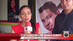 Aniversario De La Muerte De Anthony Zambrano Youtube
