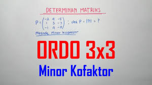 Sebagian orang mengenal cara pertama ini dengan sebutan metode adjoin. Invers Matriks 3x3 Penjelasan Lengkap Youtube