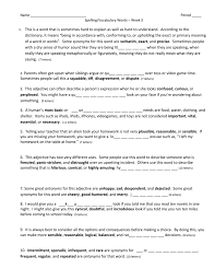 Click on any of the 57290 words to get information and a definition. Week 3 Spelling Words Puzzle