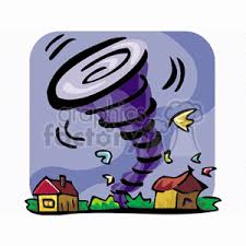 We have lots of tornado clipart for you for your projects. Tornado Spinning Through A Small Neighborhood During A Thunderstorm Clipart Commercial Use Gif Jpg Clipart 152746 Graphics Factory