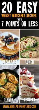 20 easy weight watchers recipes with 7