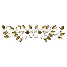 The entire piece is made of 100% iron and comes with mounting hardware for. Grace Mitchell Gold Metal Leaves Wall Decor 40 At Home