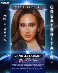 Miss Universe 2025: Great Britain's Danielle Latimer Aims for Crown