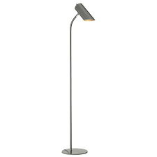 Lampadaire Quinto Gris Fonce Nickel De Elstead Lampadaire Lampadaire Design Gris Fonce