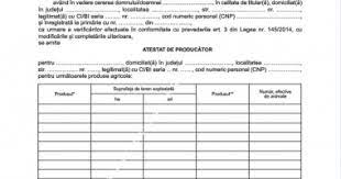 Care am solicitat eliberarea atestatului de producator sunt obtinute in. Atestatul De ProducÄtor Agricol Va Fi Valabil Cinci Ani Cuget Liber