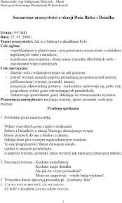 Która babcia nie wzruszy się na dźwięk wyrecytowania wierszyka przez swojego ukochańszego wnuczka? Scenariusz Uroczystosci Z Okazji Dnia Babci I Dziadka Pdf Darmowe Pobieranie