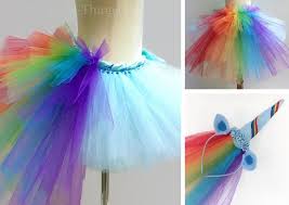 Costume De Licorne Arc En Ciel Jupe Tutu 2pc Set Par Wingsnthings13 Diy Unicorn Costume Unicorn Costume Unicorn Costume Kids