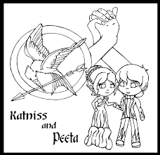 Hunger games coloring pages katniss everdeen coloring. Mockingjay Hunger Games Coloring Pages Coloring Home