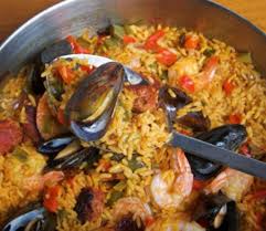 Portuguese Seafood Rice Paella Recipe Easy Paella Spanish Paella Recipe