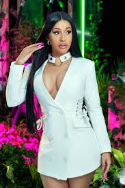 Boardin Jets Blazer Dress White In 2020 Cardi B Photos Cardi B Pics B Fashion