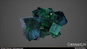 Chernobylite is a technogenic mineral, a crystalline zirconium silicate with high (up to 10%) content of uranium as a solid solution. Chernobylite Crystal Shader By Michal Gawroncrystal Shader That I Created For The Chernobylite Game Mesh And Textures By Piotr Crystals Texture Visual Effects