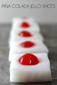 The 50 Most Delish Shots Jello Shot Recipes Pina Colada Jello Shots Food