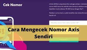 Cara registrasi kartu axis itu tidak sulit, anda bisa datang ke gerai, bahkan registrasi lewat web juga bisa. Cara Mengecek Nomor Axis Sendiri Sudah Di Registrasi Apa Belum