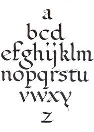 Calligraphy A Roundhand Alphabet Written With A Broad Pen Img Jpg Handwriting Alphabet Calligraphy Fonts Alphabet Calligraphy Ink