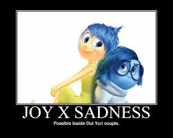 Joy X Sadness Motivational Poster By Deecat98 On Deviantart