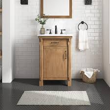 Single Sink Almond Toffee Bath Vanity