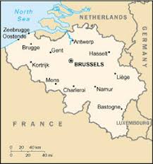 The kingdom of belgium is a country in northwest europe bordered by the netherlands, germany, luxembourg, and france, with a short coastline on the north sea. Map Of Belgium Showing The Main Towns And Borders With Surrounding Download Scientific Diagram