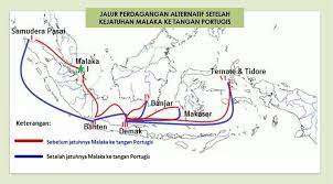 Indonesia — sejarah — studi dan pengajaran i. Jelaskan Dan Buatlah Peta Jalur Perdagangan Alternatif Setelah Malaka Jatuh Ke Tangan Portugis Brainly Co Id
