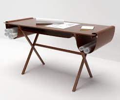 valsecchi 1918 schreibtisch oscar design by giorgio bonaguro mit einer 140 x 60 cm grossen tischplatte au design schreibtisch schreibtisch zu hause leder mobel