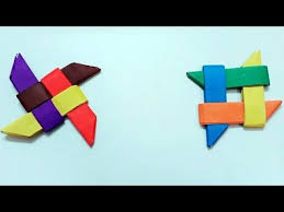 How To Make A Ninja Star Out Of Paper Paper Craft For Kids How To Make A Ninja Star Within 5 Minutes Transforming Ninja Star Madilynn Craft Blog In 2020 Cool Paper Crafts Origami Easy Paper Crafts Diy