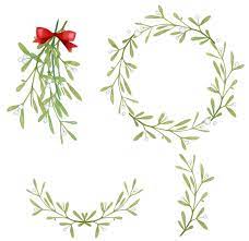 Christmas Wreath Mistletoe Watercolor Greenery Clip Art Etsy In 2021 Christmas Wreath Illustration Wreath Illustration Christmas Wreath Illustration