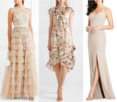 What types of gold shoes to wear with a champagne dress? What Color Shoes To Wear With A Beige Dress Outfit