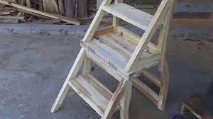 Cara membuat kursi lipat jadi tangga. Kursi Tangga Chair Stair 085327523477 Harga Murah Youtube